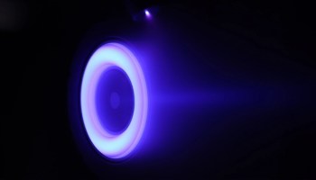 Hall-effect thruster fires during test