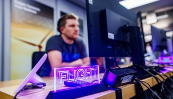 Flight director at Amazon's Project Kuiper mission operations center