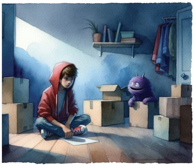 Max & the Purple Anxiety Monster