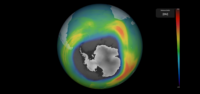 Antarctic ozone hole visualized through climate data