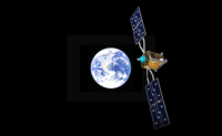 Illustration: Otter spacecraft in orbit